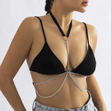 Vintage Gothic Body Chain Necklace Jewelry Men Women