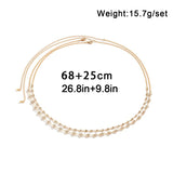 Bohemia Glass Rhinestone Waist Chain Body Jewelry
