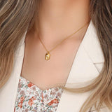 Sexy Body Pendant Necklace Stainless Steel 18K Plated Crystal Paved Jewelry