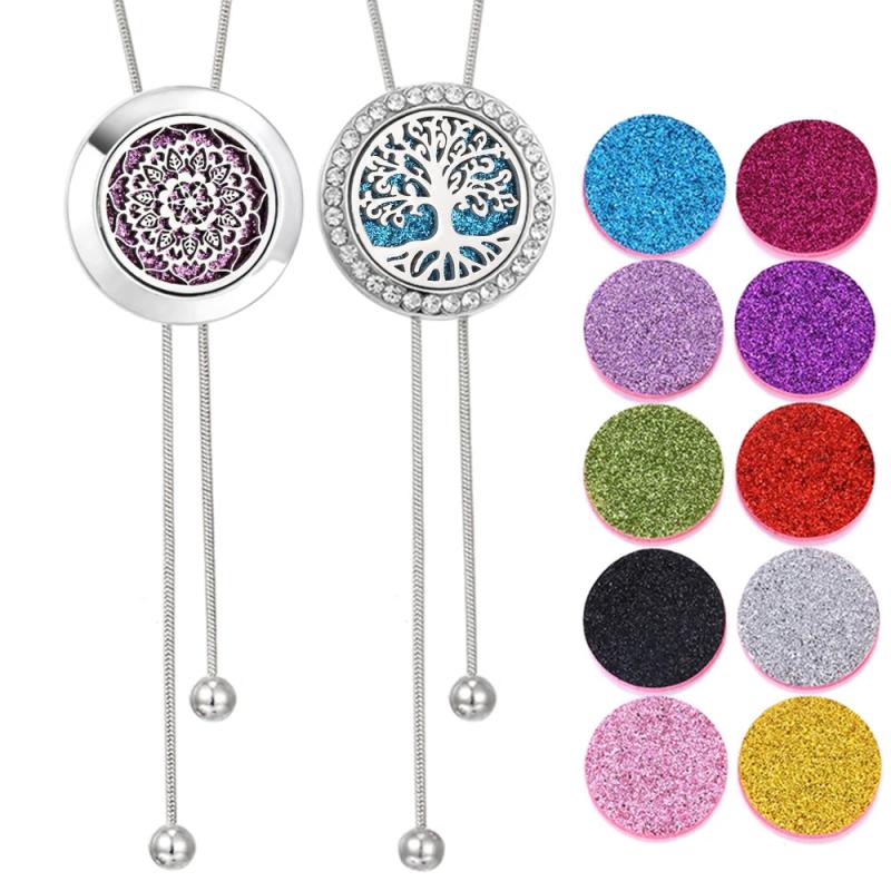 Aroma Tassel Necklace Diffuser Pendant Essential Oils