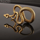 Vanku 2PCS Snake Hanging Ear Weights Earrings Stretcher Gauges Plugs Expander