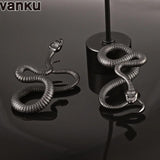 Vanku 2PCS Snake Hanging Ear Weights Earrings Stretcher Gauges Plugs Expander