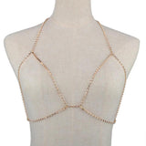 Rhinestone Bra Chain Body Crystal Bikini Body Chain Jewelry