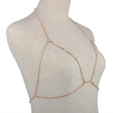 Rhinestone Bra Chain Body Crystal Bikini Body Chain Jewelry