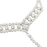Stonefans Rhinestone Bikini Harness Necklace Crystal Body Chain
