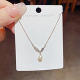 Elegant Light Pearl Necklace