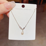 Elegant Light Pearl Necklace