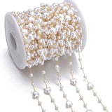 1m Stainless Steel Irregular Pearl Link Chains DIY Necklace Jewelry Making