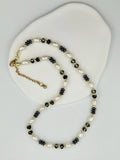 Freshwater Pearl Necklace Indian Agate Beads Charm Jewelry