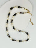 Freshwater Pearl Necklace Indian Agate Beads Charm Jewelry