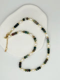 Freshwater Pearl Necklace Indian Agate Beads Charm Jewelry