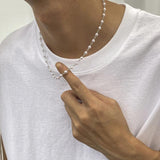 Hip-hop Personality Stitch Clavicle Chain Men's Jewelry Necklace