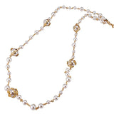 Long Pearl Necklace Pendant Vintage Women's Jewelry Gift