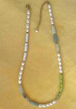Freshwater Pearl Necklace Stainless Steel Beaded Bohemian Jewelry