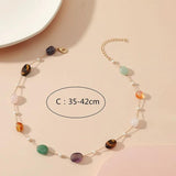 Natural Stone Pearl Pendant Necklace for Women