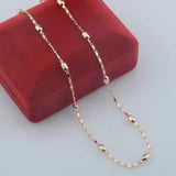 Women 585 Rose Beaded Pendant Necklace