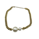 Metal Pearl Pandant Necklace for Women
