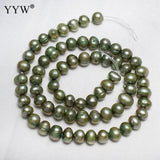 Tea Green 5-6mm Freshwater Pearl Beads 14.5Inch/Strand