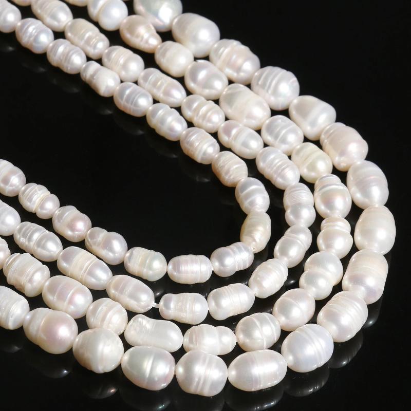 Freshwater Pearls Beaded Loose Spacer Beads 4-8mm