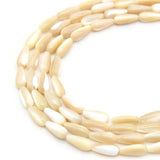 Coffee Teardrop Shell Beads Mother of Pearl for Jewelry Making