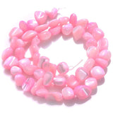 Colorful Shell Beads Mother Pearl Smooth Loose Spacer Beads DIY Jewelry