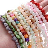 Colorful Shell Beads Mother Pearl Smooth Loose Spacer Beads DIY Jewelry