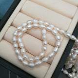 6-7mm Freshwater Pearl Rice Shape Loose Beads for Jewelry DIY