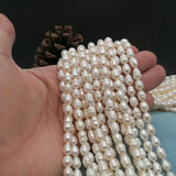 6-7mm Freshwater Pearl Rice Shape Loose Beads for Jewelry DIY