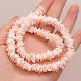 Pink Mother Of Pearl Shell Beads for Jewelry Making