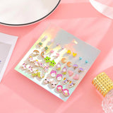 Colorful Animals Unicorn Rainbow Kids Stud Earring