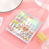 Colorful Animals Unicorn Rainbow Kids Stud Earring