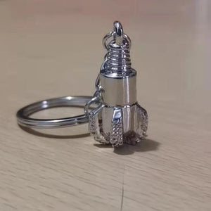 PDA Drill Bits Key Chain Ring Metal Car Keychain Workers Gift
