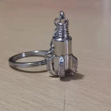 PDA Drill Bits Key Chain Ring Metal Car Keychain Workers Gift