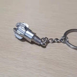 PDA Drill Bits Key Chain Ring Metal Car Keychain Workers Gift