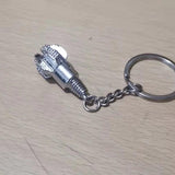 PDA Drill Bits Key Chain Ring Metal Car Keychain Workers Gift
