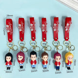 Anime RBD Band Key Chain Mexico Keychains Women Doll Keyring Friends