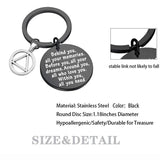 Sobriety Gift Keychain Addiction Recovery AA Alcoholics Anonymous Warrior
