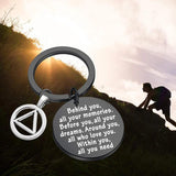 Sobriety Gift Keychain Addiction Recovery AA Alcoholics Anonymous Warrior