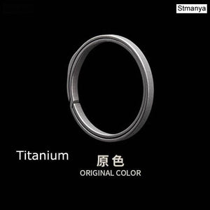 Titanium Key Ring Alloy Car Key Chain Outdoor Small Tool K3136