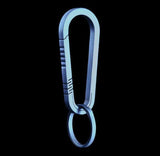 Titanium Key Ring Alloy Car Key Chain Outdoor Small Tool K3136