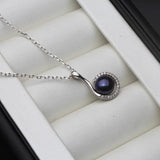 Sterling Silver Necklace Pendant AAAA Freshwater Pearl Jewelry