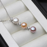 Sterling Silver Freshwater Pearl Pendant Necklace