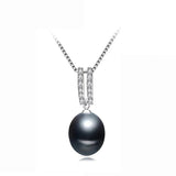 Freshwater Pearl Pendant Necklace, Sterling Silver Chain, Bride Gift