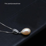 Freshwater Pearl Pendant Necklace, Sterling Silver Chain, Bride Gift