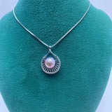 8-9mm Freshwater Pearl Pendant Necklace Chain Style Wholesales