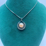 8-9mm Freshwater Pearl Pendant Necklace Chain Style Wholesales