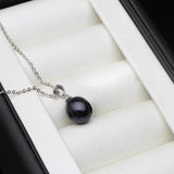 925 Silver Freshwater Pearl Pendant Necklace for Women