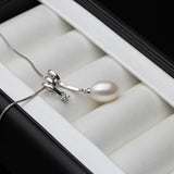 925 Sterling Silver Pearl Pendant for Women Bridal Gift