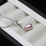 925 Sterling Silver Pearl Pendant for Women Bridal Gift