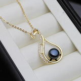 925 Silver Necklace with Freshwater Pearl Pendant